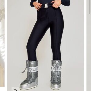 NWT My Sunday Ski SKI PANTS - NOIR SHIMMER - small